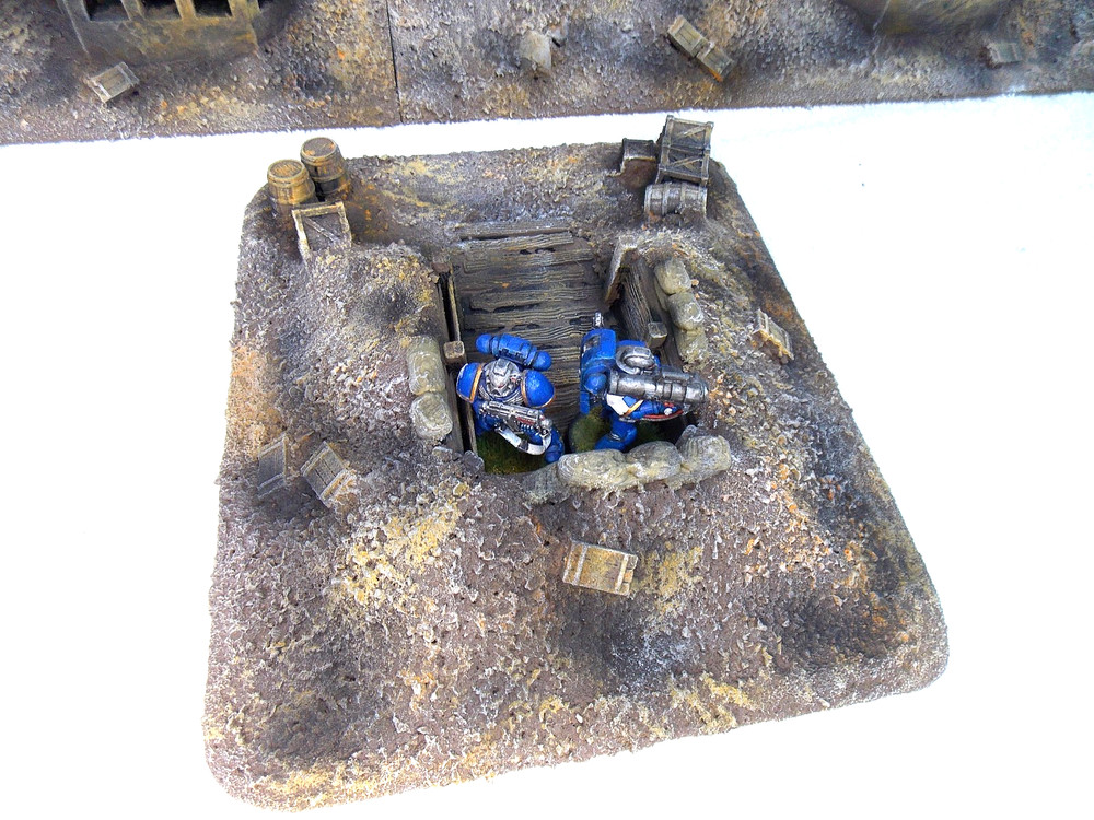 WARGAMING TERRAIN PAINTED ADVANCE ORDERS TRENCH SYSTEM