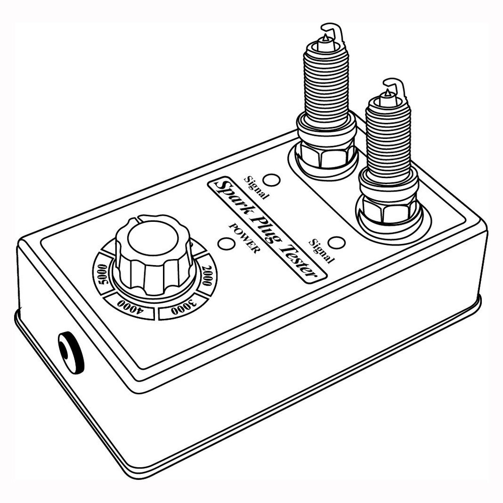 Spark Plug Tester Dual Hole Diagnostic Tool Car Gasoline Ignition Analyzer