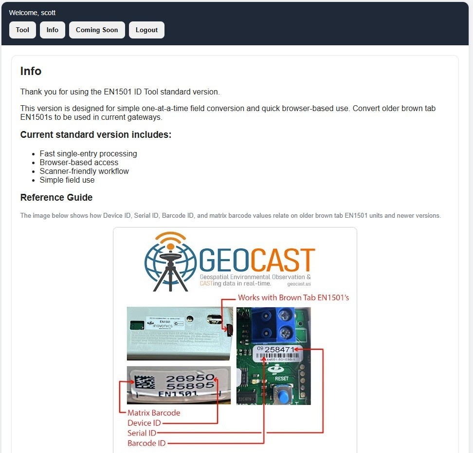 One Inovonics EN1501 Wireless Pulse Transmitter – Includes ID Tool APP