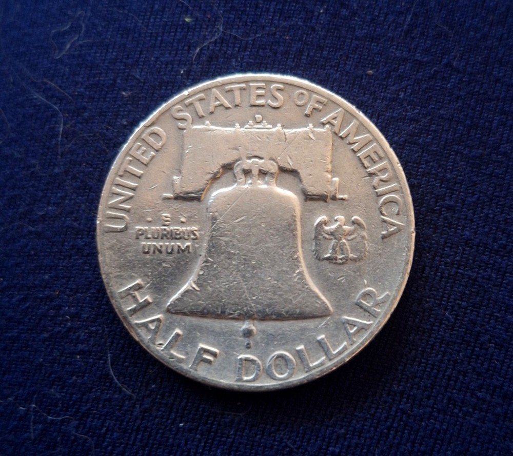 1953D Franklin Half Dollar, Silver