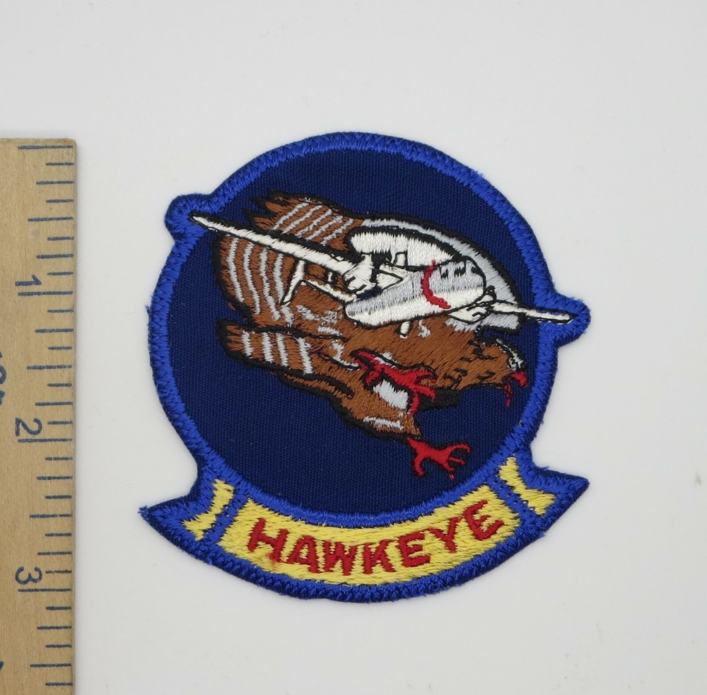 US NAVY HAWKEYE AIRCRAFT PATCH Original Vintage