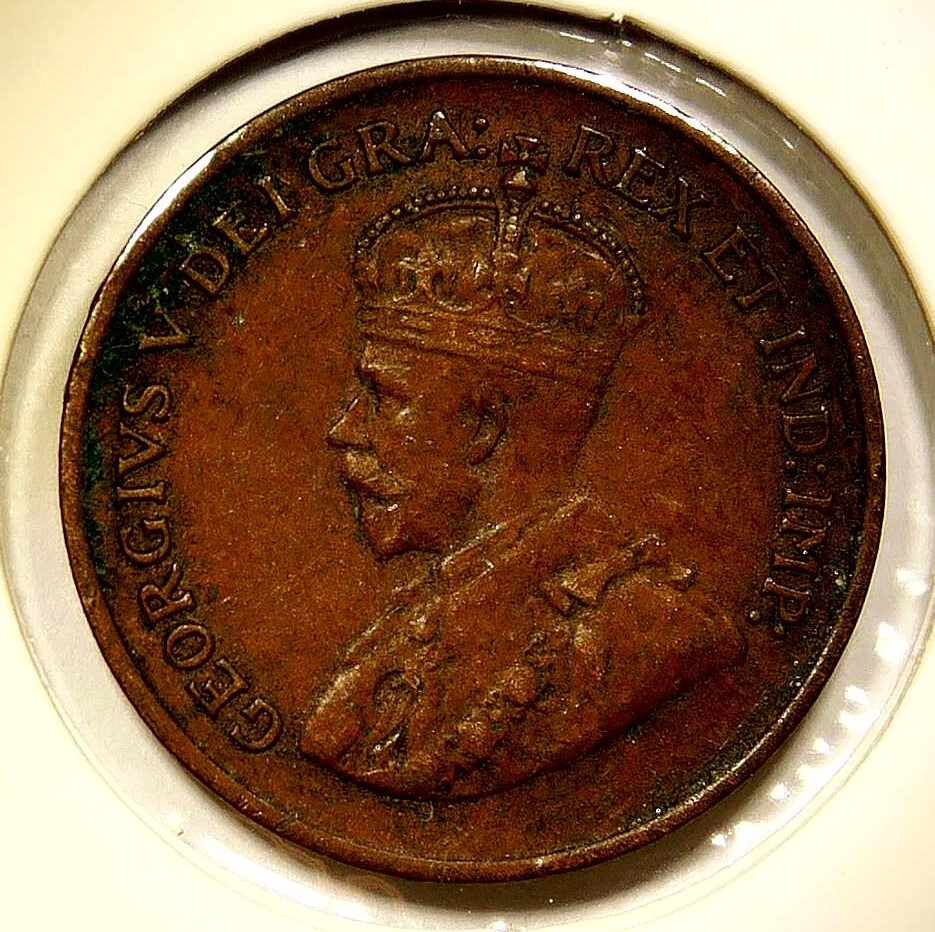 1933 Canada Small Cent King George V