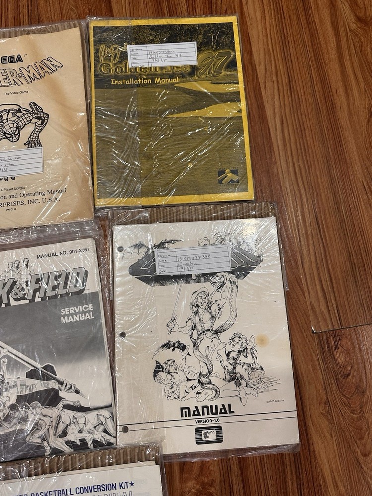 Arcade Machine Manuals