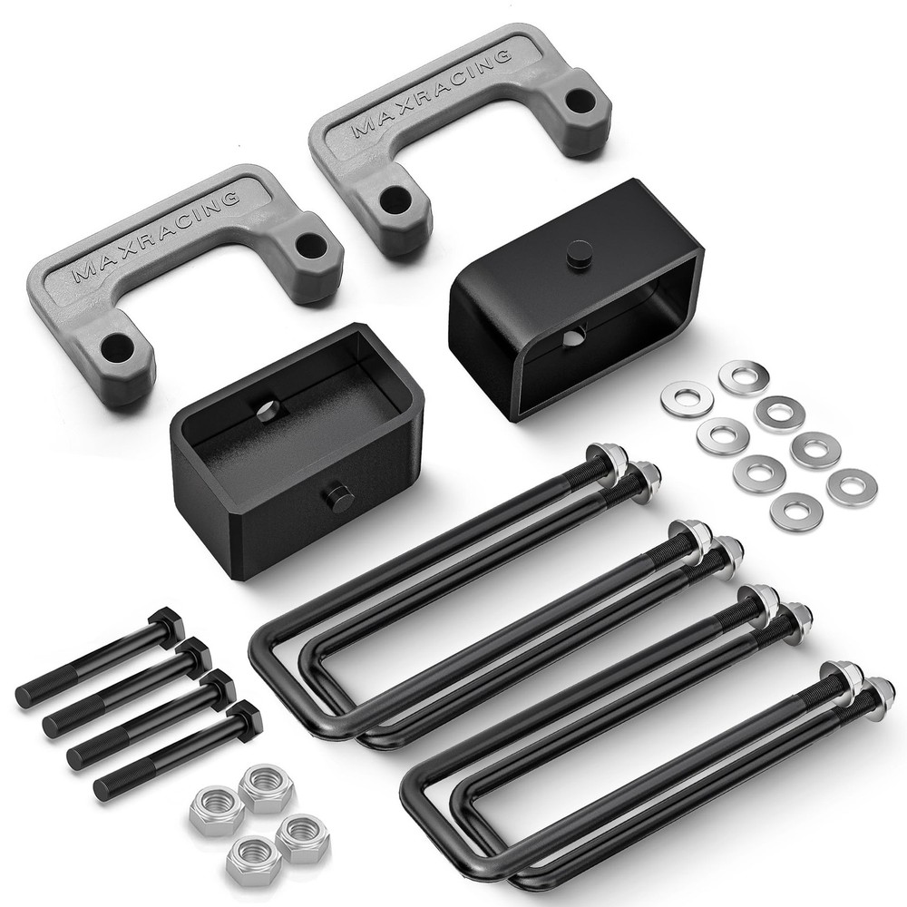 MAXRACING 2" Front + 2" Rear Leveling Kit Compatible with 2007-2026 GMC Sierr...