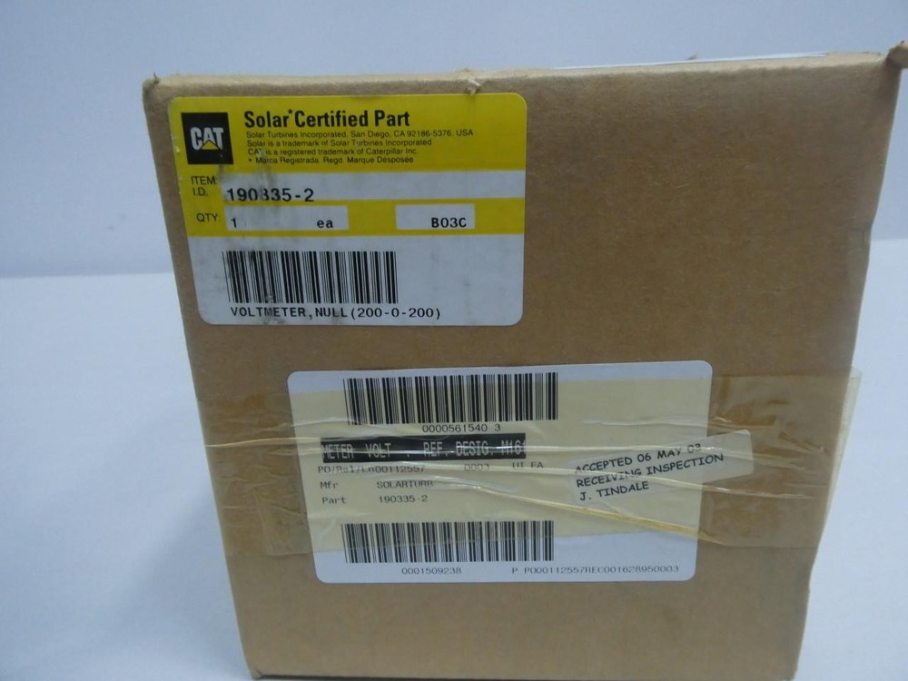 Caterpillar Cat 190335-2 Voltmeter