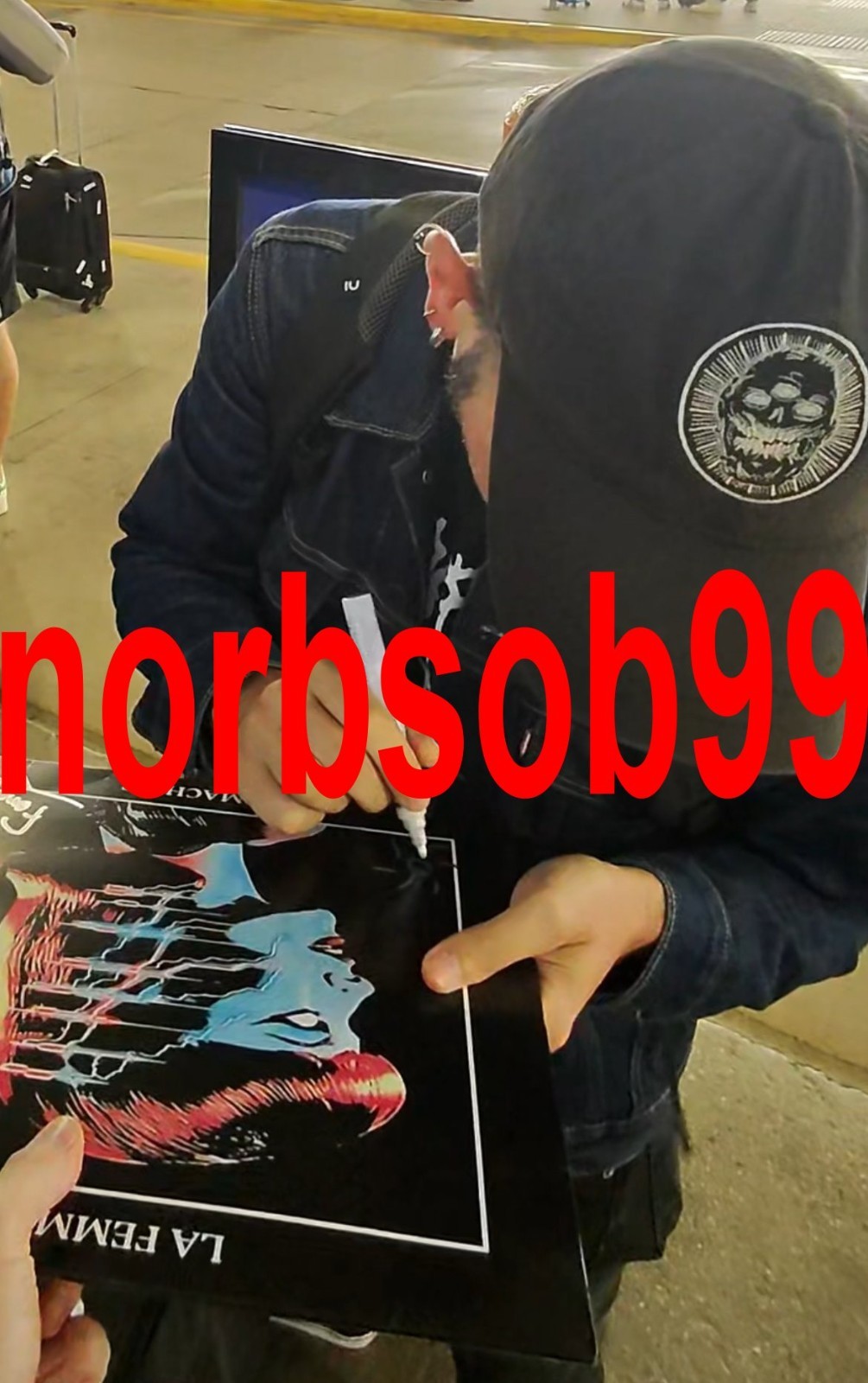 LA FEMME BAND X7 SIGNED AUTOGRAPH ROCK MACHINE VINYL SACHA GOT +6 w/EXACT PROOF