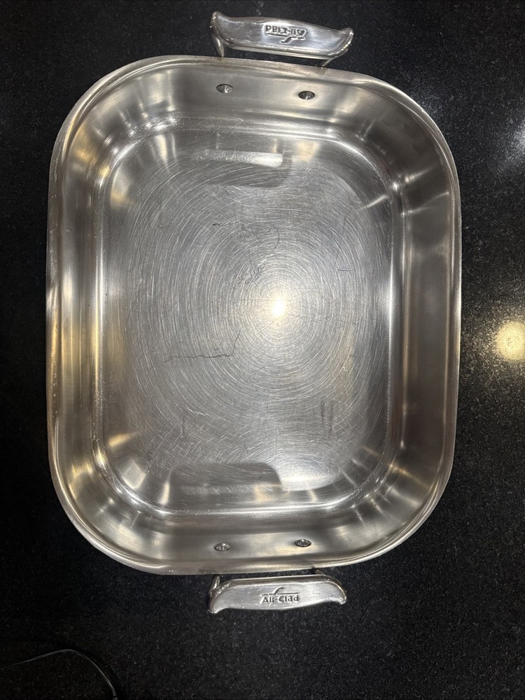 ALL-CLAD ROTI-PAN Open Rectangular ROASTING PAN 14”x11”