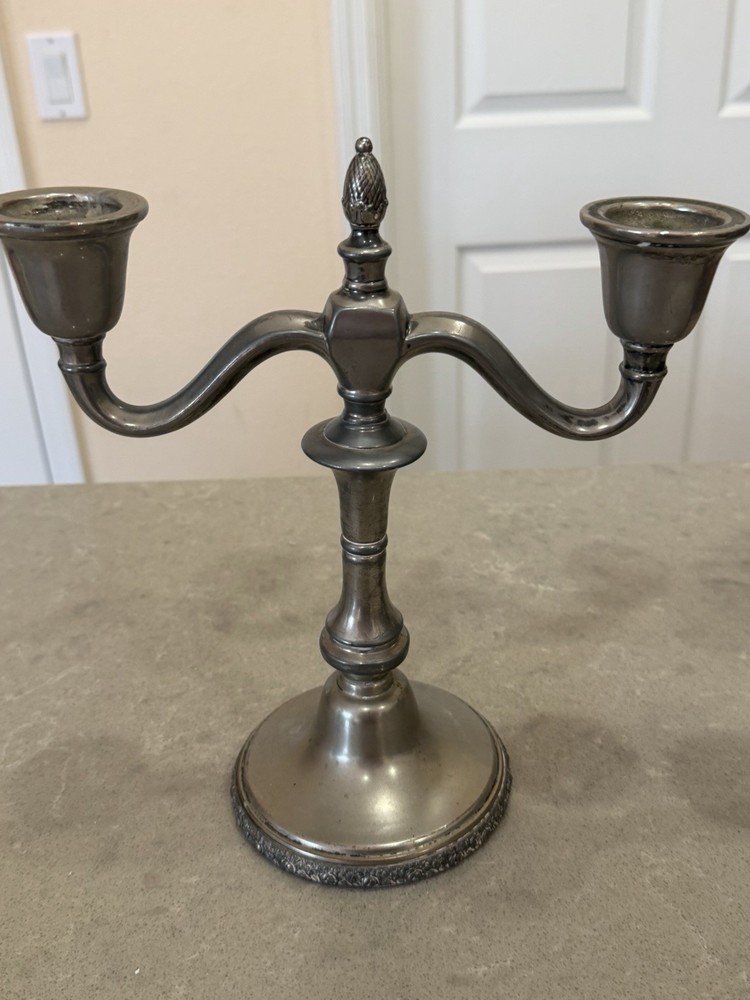 Vintage 2 Academy Silver On Candelabras