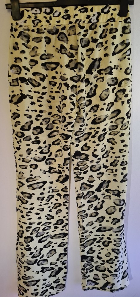 hunkon yellow leopard print leggins pattern size Medium BNWT