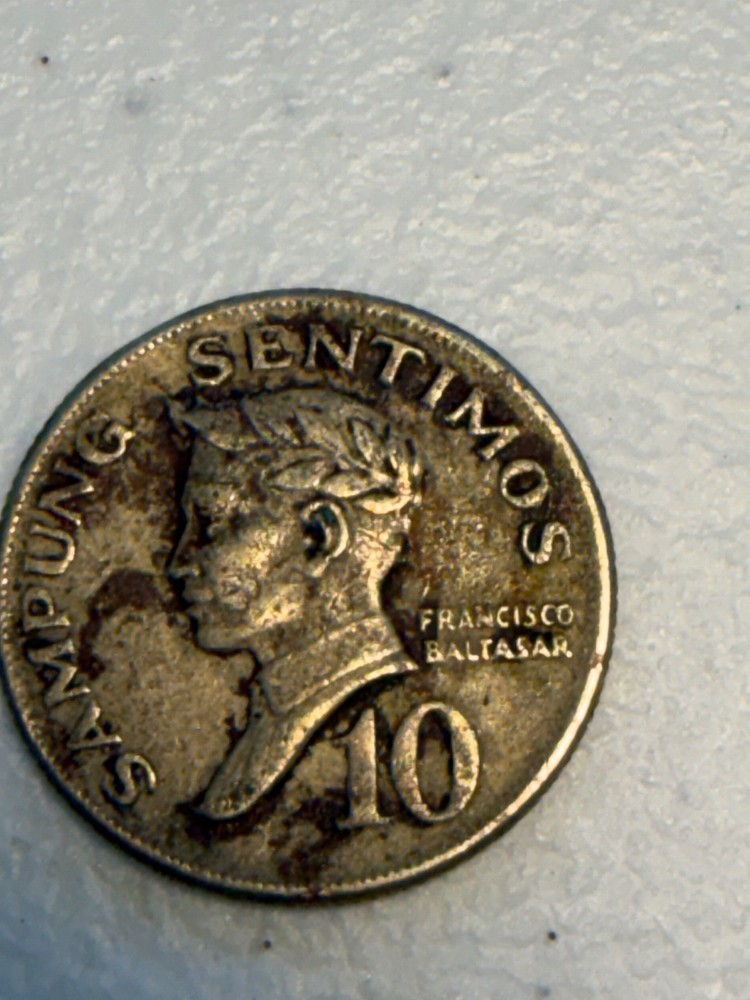 1967 Philippines 10 Centimo coin