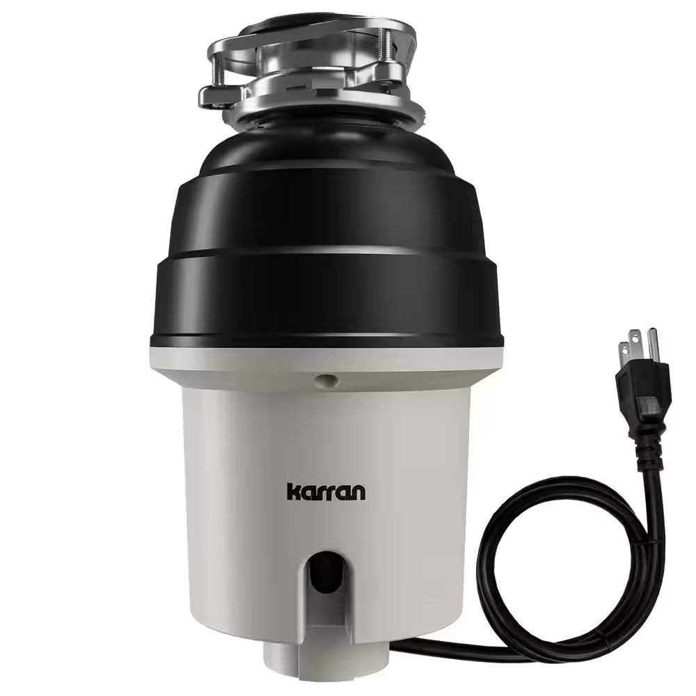3/4 HP Continuous Feed Garbage Disposal with Power Cord