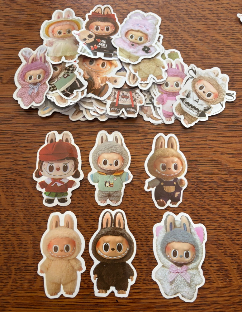 LABUBU Stickers (6) Super Cute