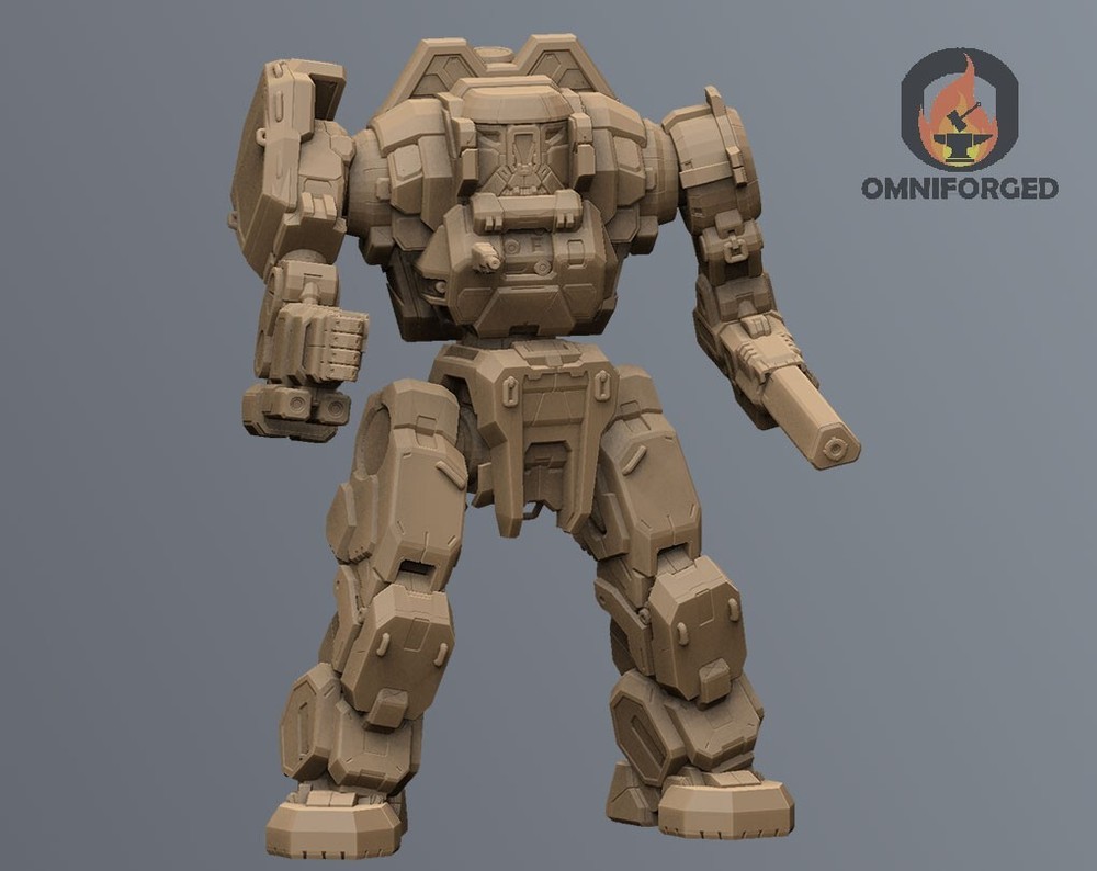 Gladiator Mini Executioner Prime Mech Miniature Compatible with Battletech
