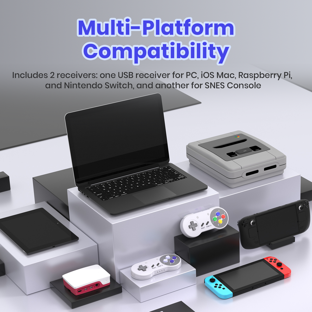 Wireless SNES Remote Game Controller For Original Super Switch Online & SFC ， PC