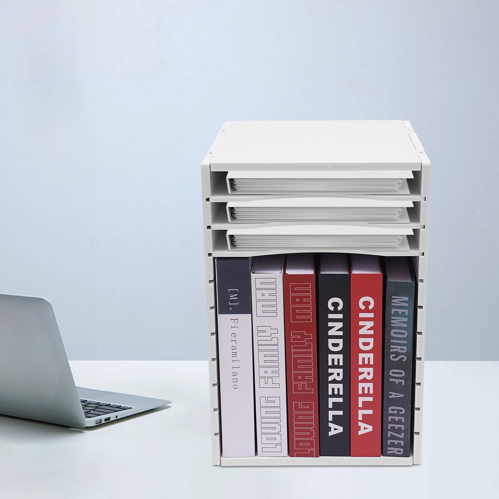 Sorter Vertical Desktop 11 Compartment Multi-functional Durable Laminate Finish