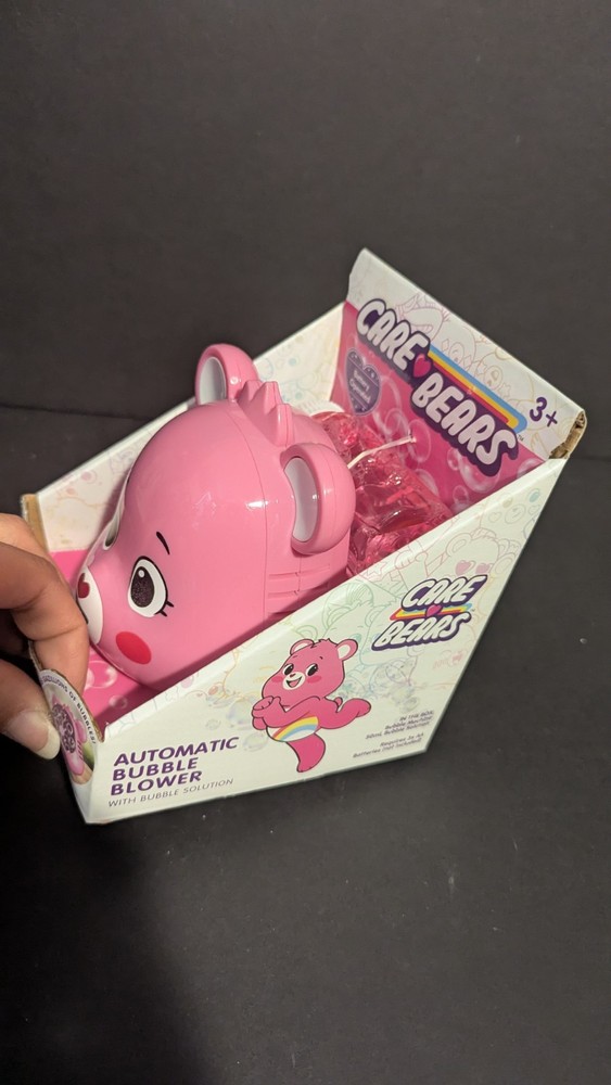 Care Bears CHEER BEAR Automatic Battery Powered Bubble Blower