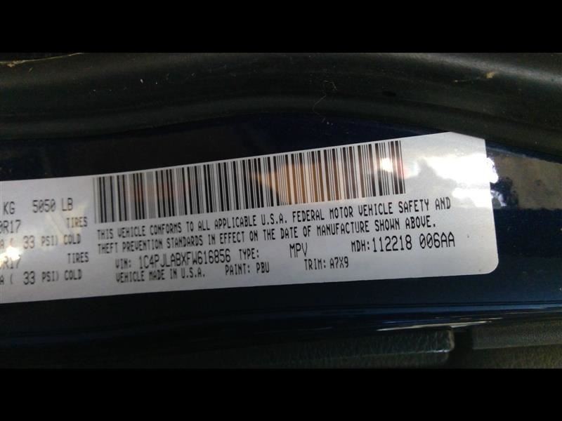 CHEROKEE 2015 Glove Box 360090