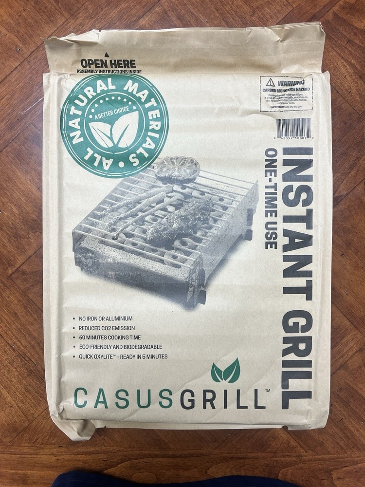 4-PACK: Biodegradable Instant Grill by Casus