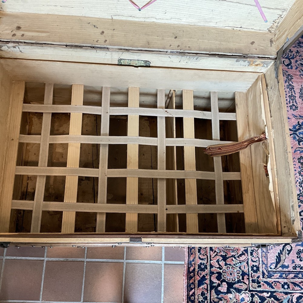 Antique Goyard domed steamer trunk