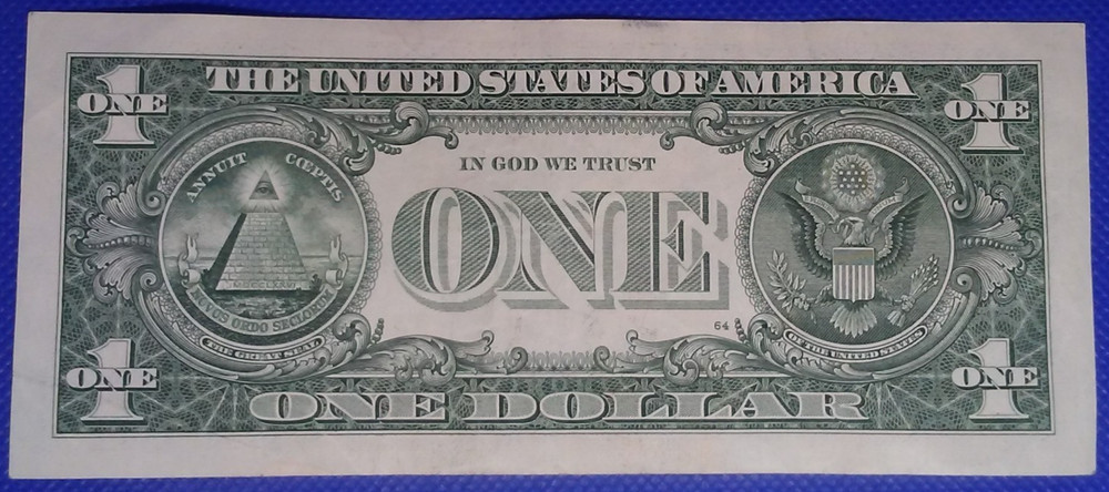 2021 $1 DOLLAR BILL INSUFFICIENT INK ERROR FT WORTH MINT