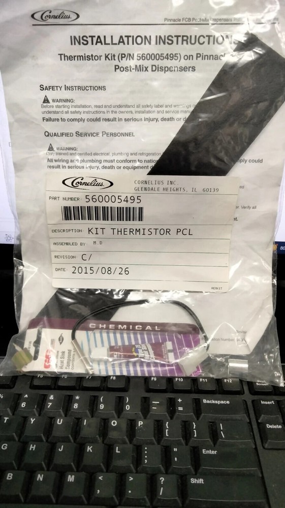 *NEW Cornelius 560005495 Thermistor Sensor Kit PCL