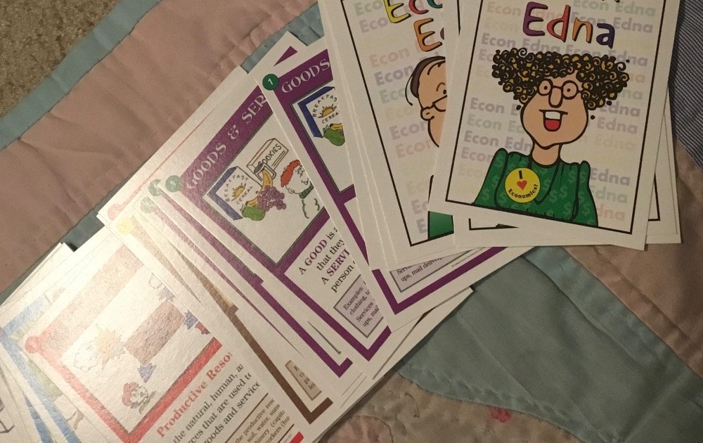 Kids Econ Posters Economics Educational Learning Activity Game Cards
