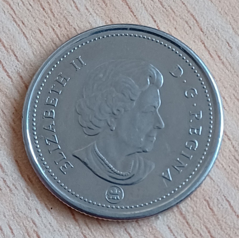 Canada 25 Cents Coin 2007 Leaf