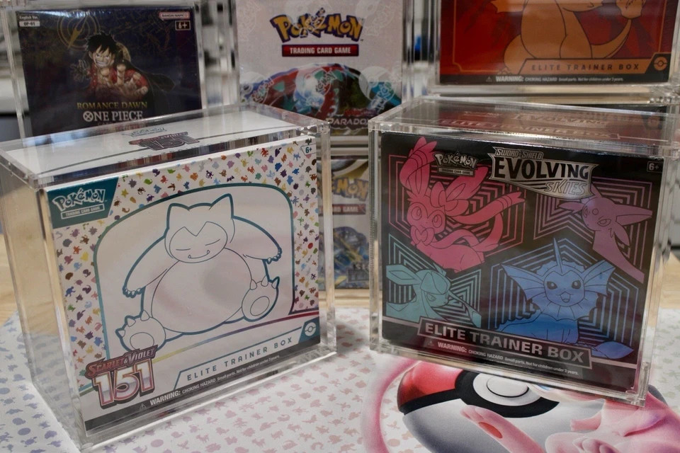 POKEMON ETB DISPLAY MAGNETIC CASE PROTECTOR ELITE TRAINER BOX HIGH QUALITY