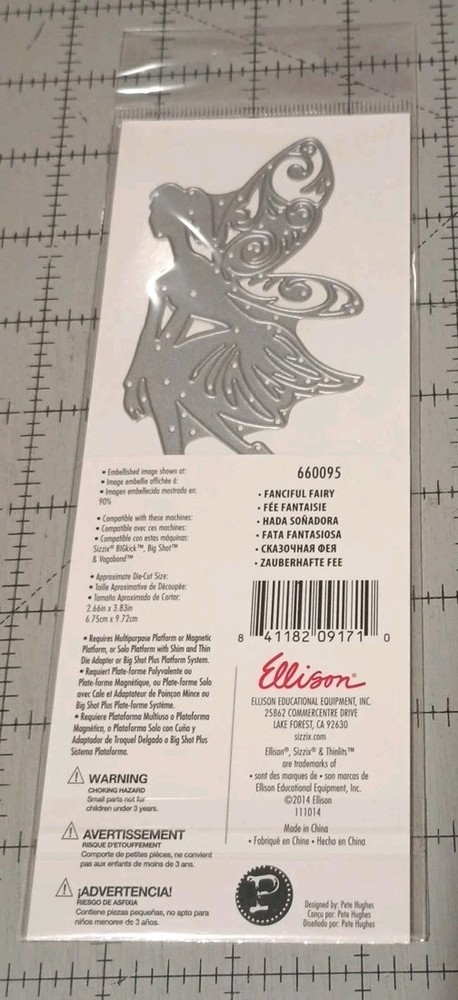 Sizzix Thinlits Fanciful Fairby Cutting Dies 660095