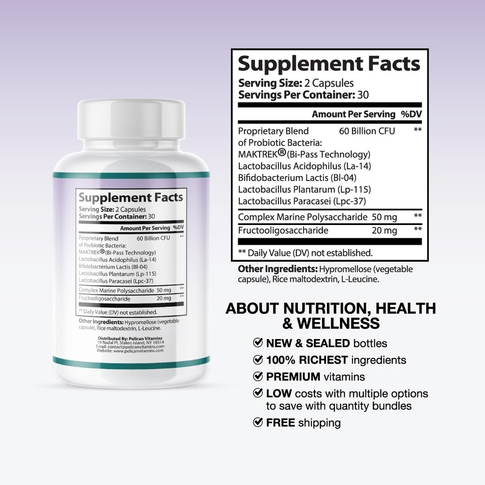 Viscera- Digestive Support- 12 Bottles- 720 Capsules