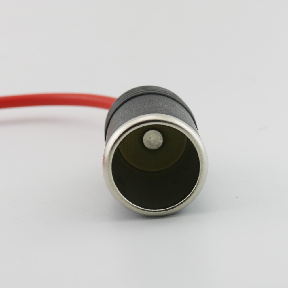 Car Cigarette Lighter Socket Extension Cable Cord with Power Indicator 12V 6FT