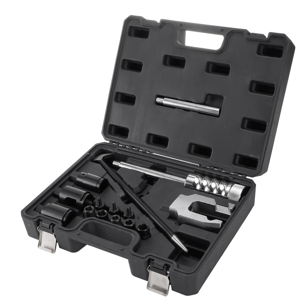 Universal Diesel Injector Puller Slide Hammer Extractor Tool w/ U-Joint Adapter