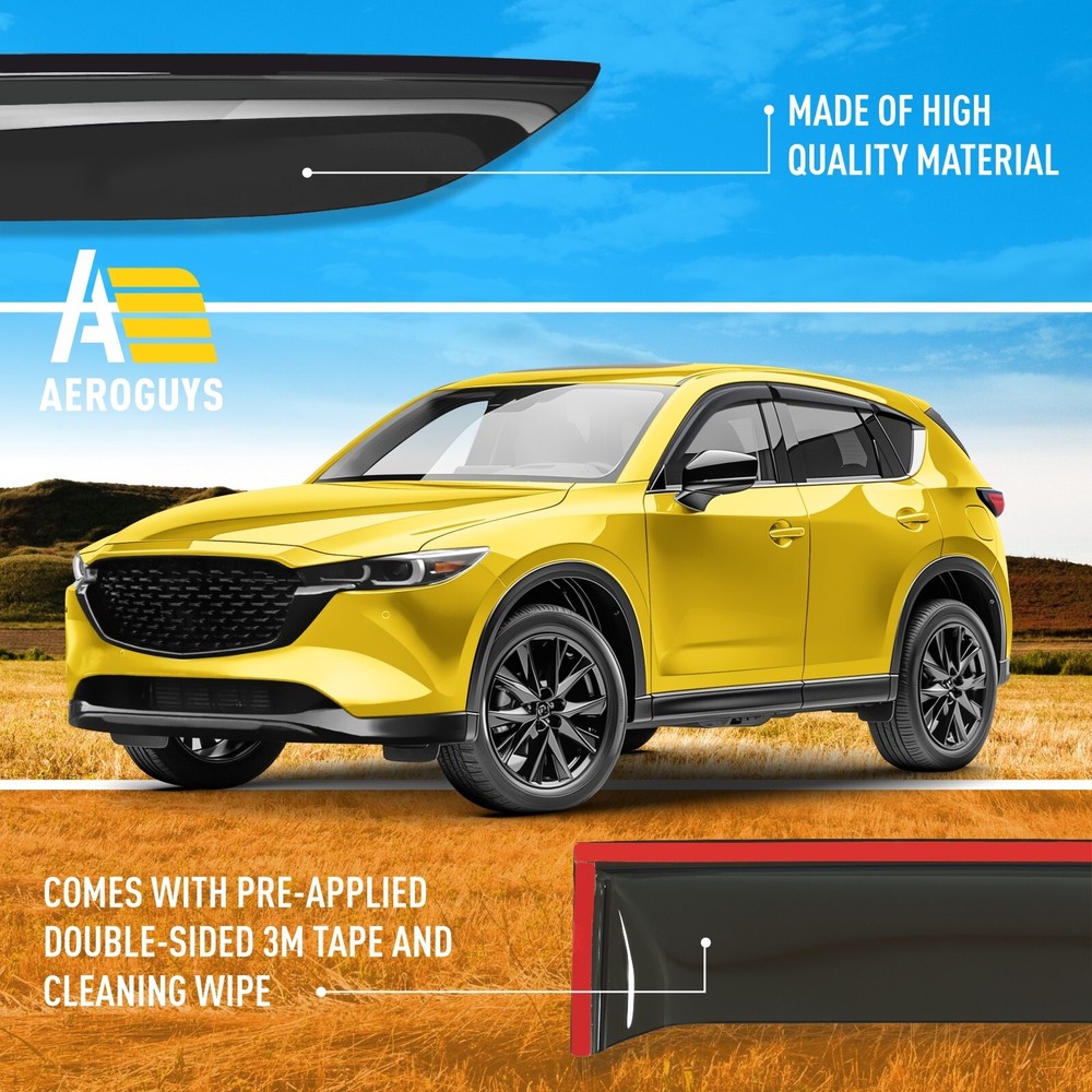 Rain Guards Vent Visors Shade for 2017-2025 Mazda CX-5