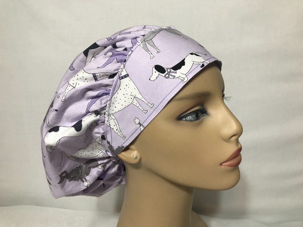 Bouffant Scrub Cap - Dog Print