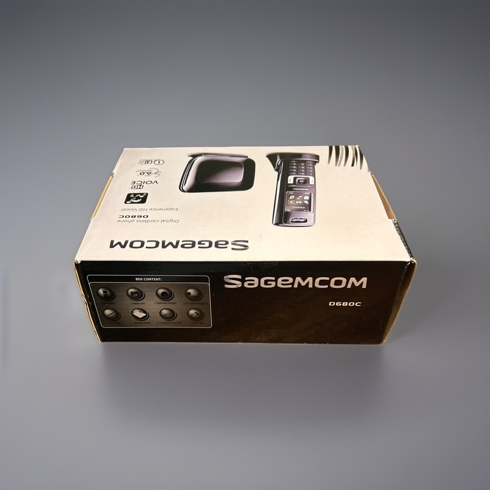 Sagemcom Digital Cordless Phone D680C