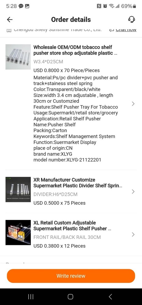 Store Merchandise Shelf Pushers