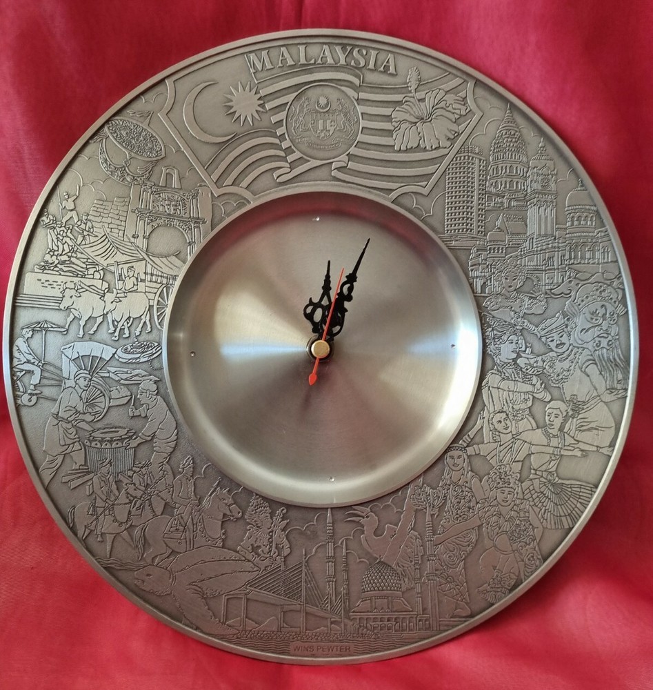 Clock Wins Pewter Art
