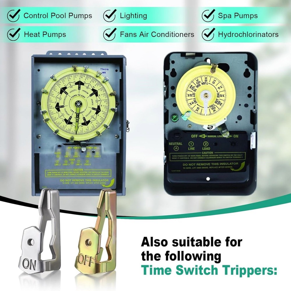 For Intermatic T Series Time Clock Tripper Replacement 156T1978A with Hardware