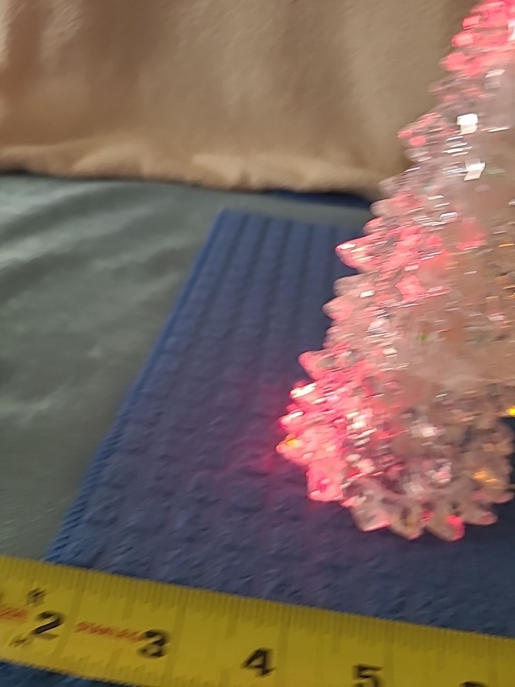 LIGHTED PLASTIC CHRISTMAS TREE ( BIN C)