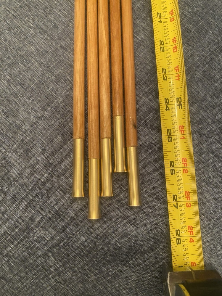 Hickory Ramrod 28 7/8” X 3/8”D Made For 29” Muzzleloader Barrels.