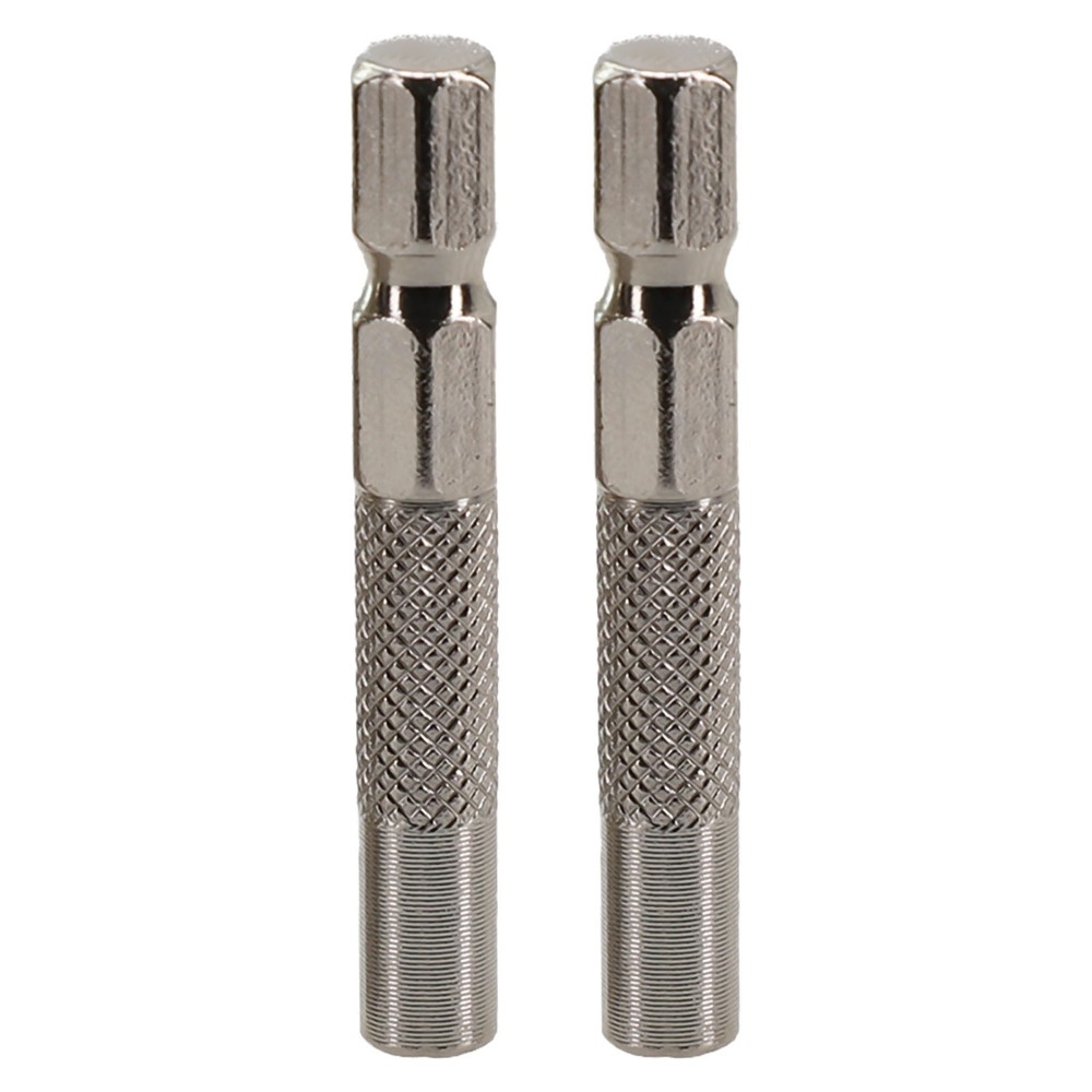 Screwdriver Adapter Insert Bit Adapter Chrome-vanadium Steel Hexagon Silver