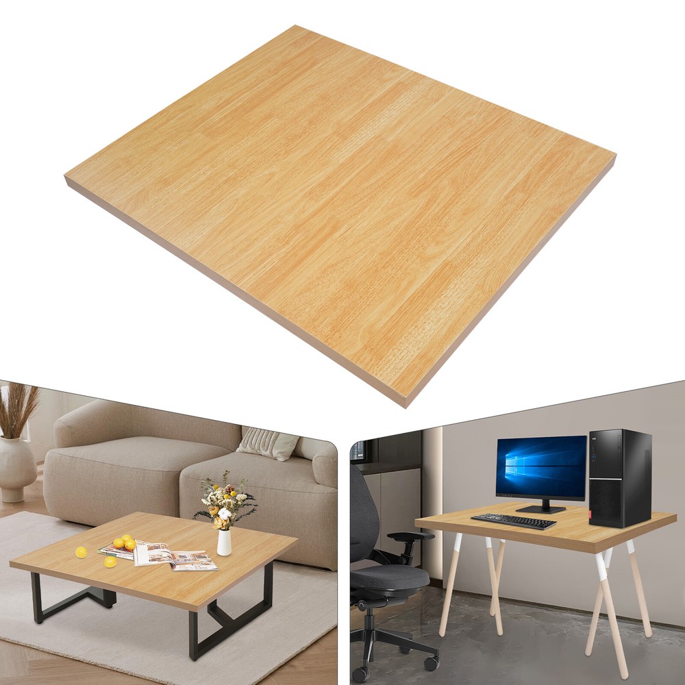 Plywood 60x90x3.5cm Adjustable Workbenches Tabletop Rectangular Countertop 500kg