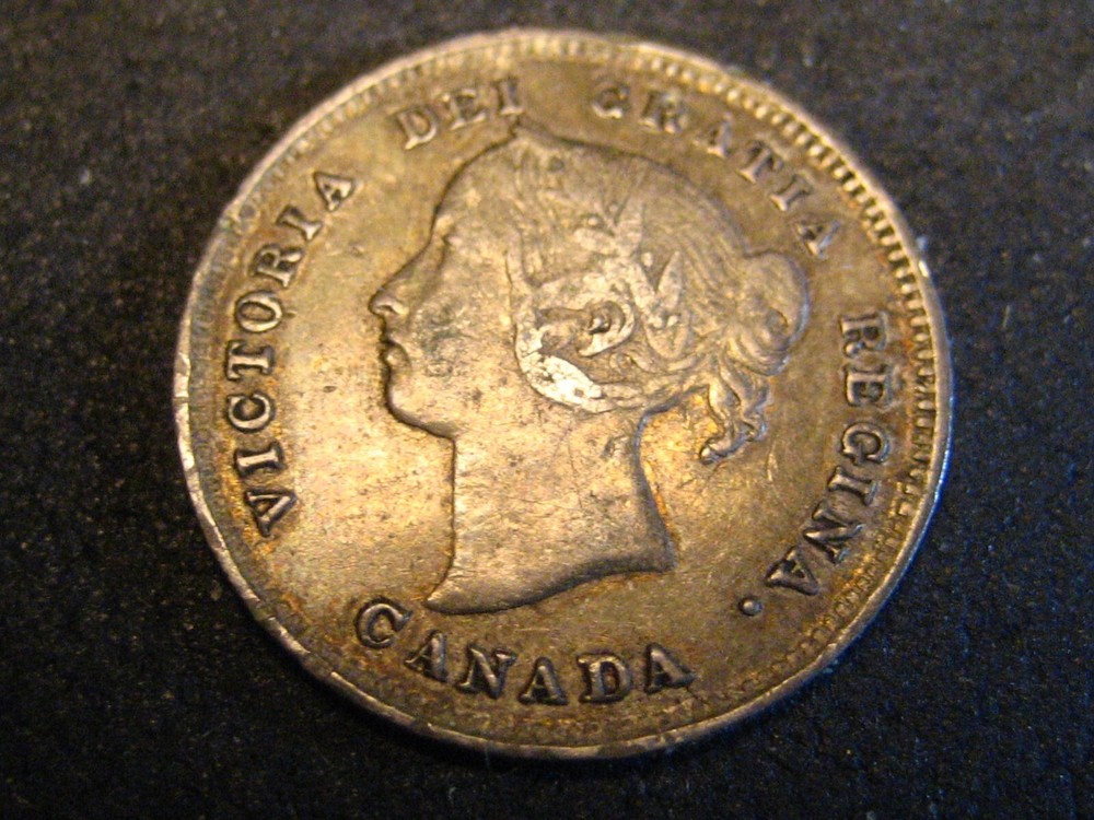 1888 Canadian 5 Cent Silver
