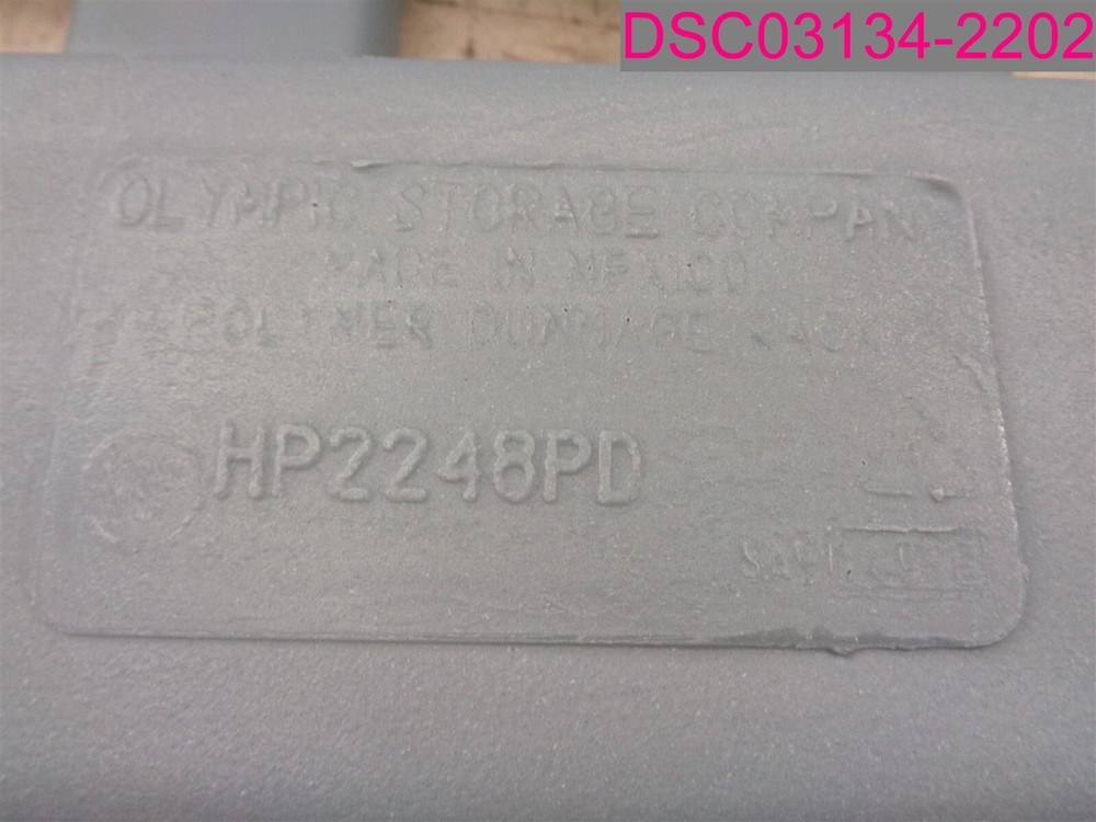 Metro HP2248PDMB Polymer Dunnage Rack 22"x48" Blue