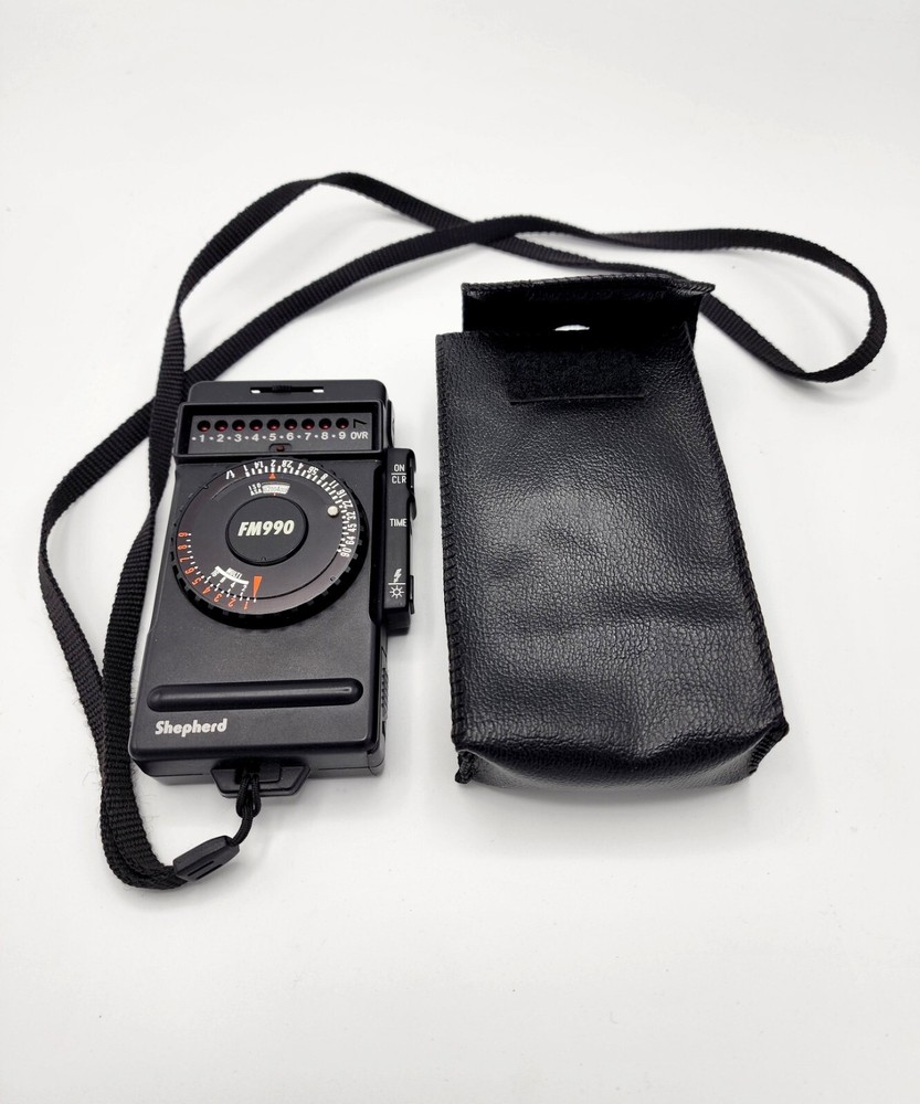 Shepherd FM990 Electronic Flash Exposure Meter With Case