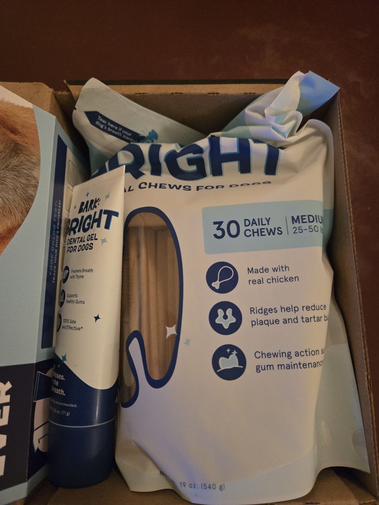 Bark Bright Dental Chews For Dogs