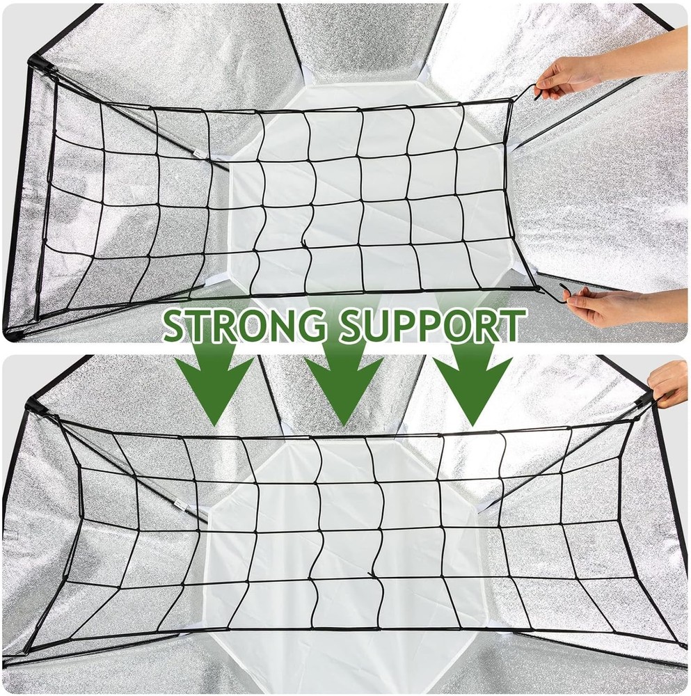 Grow Tent Net 2x4 Elastic Trellis Support 2 Pack