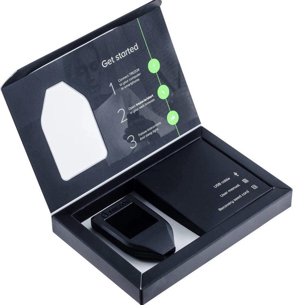 Trezor Model T Cryptocurrency Hardware Wallet