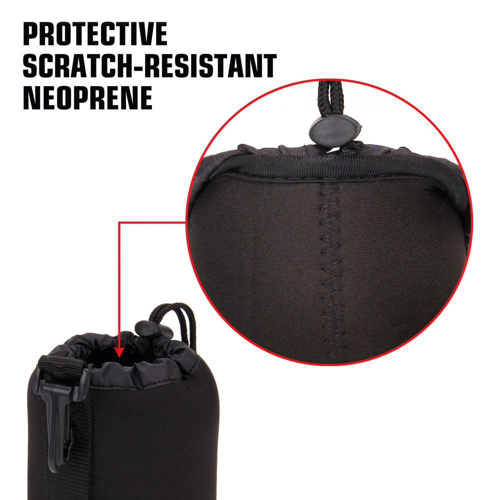 FlexARMOR 3-Pack Protective Neoprene Lens Pouch Cases in Small, Medium and Large
