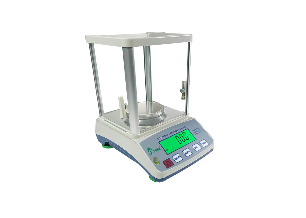Tree HRB 303 Analytical Scale – 0.001g Precision, Dual Display, Draft Shield